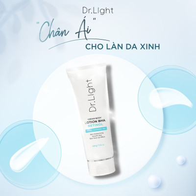 COMBO 5 Kem Body Dr.Light Kem dưỡng Trắng Sáng Da Với Hợp Chất Retinol Niacinamide BHA 200ml