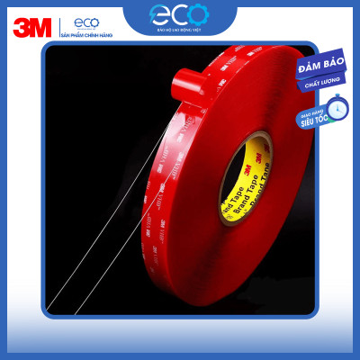 Băng keo cường lực 2 mặt trong suốt 3M 4910 (12mm x dài 4.5m) băng keo siêu dính, siêu cường lực