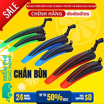 Bộ Chắn Bùn Xe Đạp Thể Thao Cho Cả Bánh Trước Và Bánh Sau - Hàng chính hãng dododios