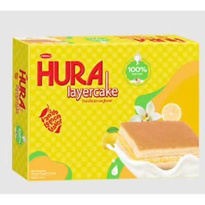 Bánh bông lan Hura Layer Cake Bibica 210g