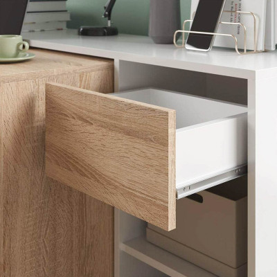 Bàn Học Bằng Gỗ Kiểu Dáng Nhỏ Gọn Cho Bé SMLIFE Doikaku