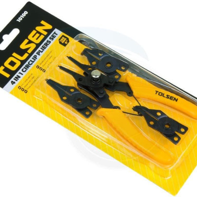 BỘ 4 ĐẦU KÌM PHE 6 INCH/160MM TOLSEN 10100 - HÀNG CHÍNH HÃNG