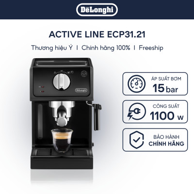 [Hàng chính hãng] Máy pha cà phê espresso DeLonghi Active Line ECP31.21