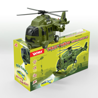 Đồ Chơi Trực Thăng Cứu Hộ Quân Sự DK81207
