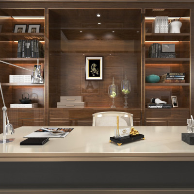 Tranh Hổ vàng lên núi - Tranh Mãnh Hổ Thượng Sơn mạ vàng