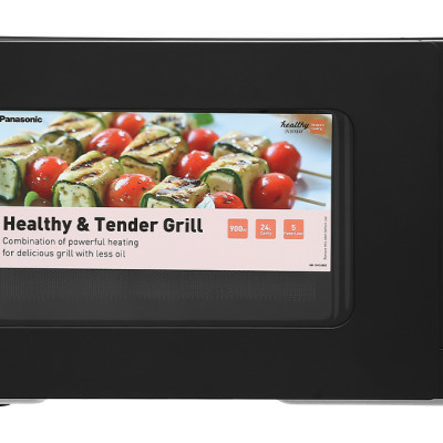 Lò vi sóng có nướng Panasonic NN-GM34NBYUE, Dung tích 24L, Công suất 1000W, Hẹn giờ - Hàng chính hãng - Bảo hành chính hãng 12 tháng, Chất lượng Nhật Bản