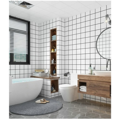 Bộ 10 Tấm Xốp Dán Tường 3D PVC Đá Xám La Mã 60x30cm Keo Sẵn Dày 2,5mm Cao Cấp, Sang Trọng 