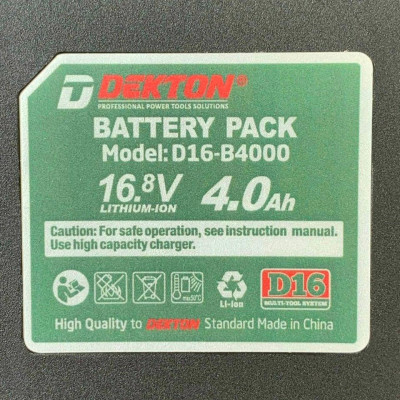 PIN 16.8V 4AH DEKTON D16-B4000 - HÀNG CHÍNH HÃNG