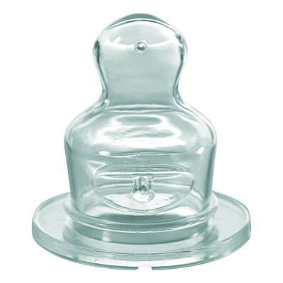 Bộ 2 Núm Ti Silicon Cho Bình Cổ Thường NIP NIP33006 Size M Dòng Chảy Vừa