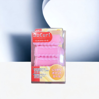 Lô Cuốn Tóc Làm Từ Nhựa Dẻo Cao Cấp Ducurl Kai HC0643 Size M - 33mm (Set 4 Cái)