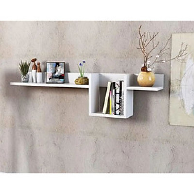 Kệ Gỗ Trang Trí Treo Tường Sáng Tạo Juno Sofa CTKT506 KT 120 x 30 x 16.7cm