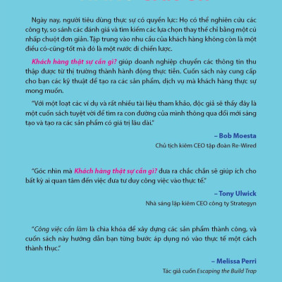 Khách Hàng Thật Sự Cần Gì?