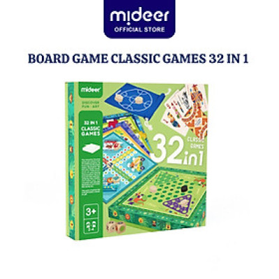 Board Game Mideer Classic Games 32 In 1 đồ chơi trí tuệ cho bé Cờ vua, cờ tướng, cờ vây cho bé
