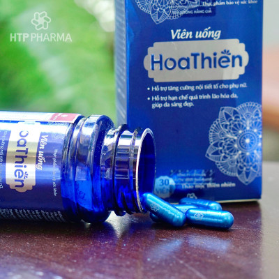 Combo 4 Viên uống Hoa Thiên hộp 30 viên hỗ trợ cân bằng nội tiết tố, cải thiện sinh lý