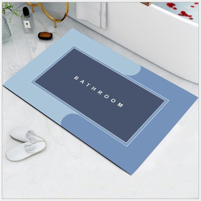 Thảm Lau Chân Silicon Siêu Mềm Siêu Dày, Siêu Thấm Nước Chất Liệu Cao Su Chống Trượt