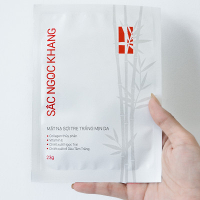 10 mặt nạ sợi tre trắng mịn da Sắc Ngọc Khang