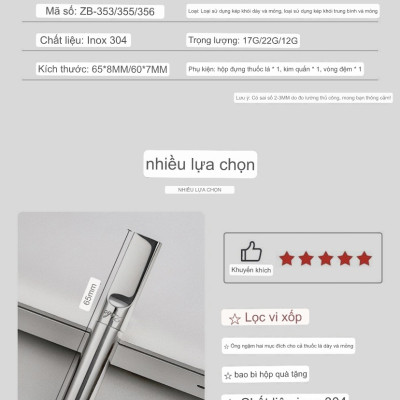 Bộ lọc thuốc la cao cấp ZOBO- ZB355 full Box phong cách Châu Âu, Mỹ