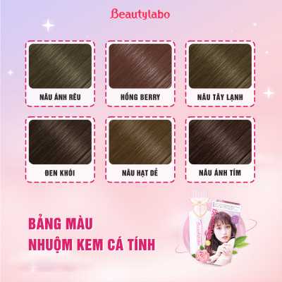 Thuốc nhuộm tóc tại nhà dạng kem Beautylabo Vanity 133ml - nhuộm dưỡng tóc mềm mượt chuẩn Nhật