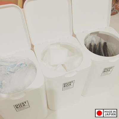 Thùng rác mini Yamada , thiết kế nắp mở tiện dụng, dễ dàng tháo nắp - nội địa Nhật Bản