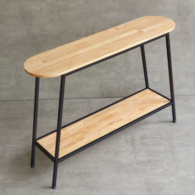Bàn trang trí console gỗ cao su chân sắt Juno sofa CSTCT061120x30x85 cm nhiều màu lựa chọn 