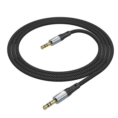 1m Dây Audio 3.5mm tròn mạ vàng 24K, TPE cao cấp - Hàng chính hãng
