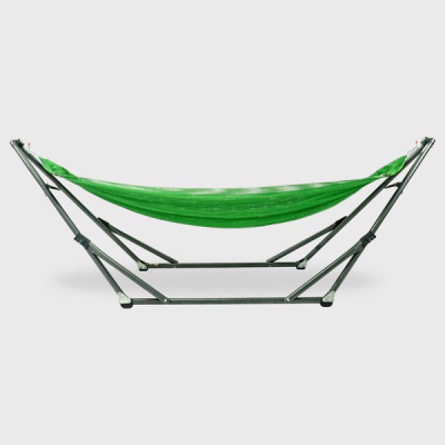 Bộ khung võng xếp THÁI SƠN ống tròn chất liệu sắt sơn tĩnh điện + Võng Lưới ( HÀNG CHÍNH HÃNG - ĐỔI TRẢ MIỄN PHÍ )