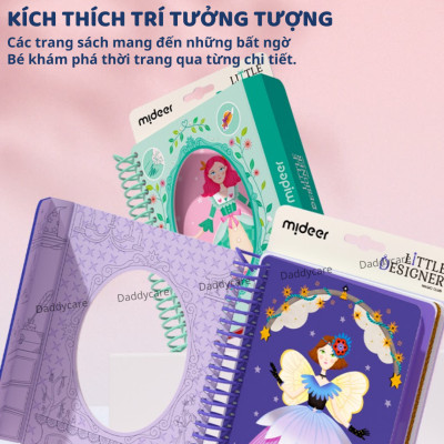 Đồ chơi cho bé gái thiết kế thời trang DIY Mideer Little Designer