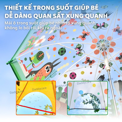 Ô che mưa, che nắng cho bé Mideer Umbrella Chất Lượng Cao