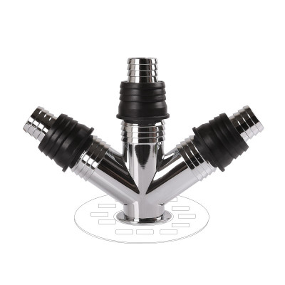 Bộ thoát nước máy giặt, thoát nước thải, nước thoát sàn nhà tắm, vệ sinh kiêm chống mùi hôi, ngăn côn trùng trào ngược – Bộ chia 3, MIHOCO 31