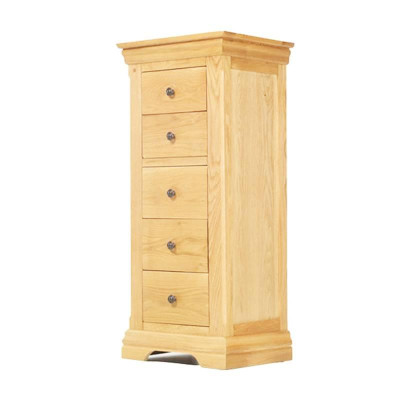 Tủ 5 Ngăn Kéo Đứng Victoria Gỗ Sồi IBIE