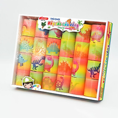 Đồ chơi Duka: Trò chơi bảy sắc cầu vồng - Công viên khủng long DK81318