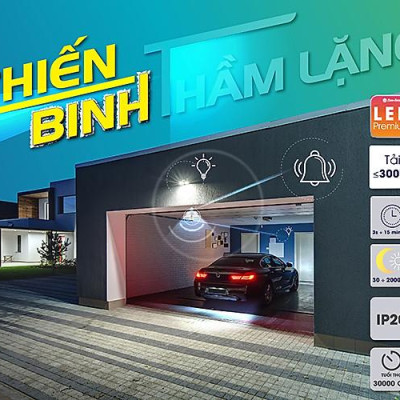 Công Tắc Cảm Biến Chuyển Động /Ánh Sáng Cao Cấp CT01 PIR 300W