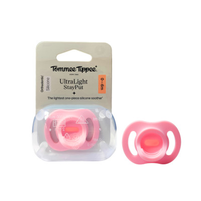 Ty Ngậm Silicon Siêu Nhẹ Cho Bé Tommee Tippee Ultra Light 0-6 Tháng (Vỉ Đơn)