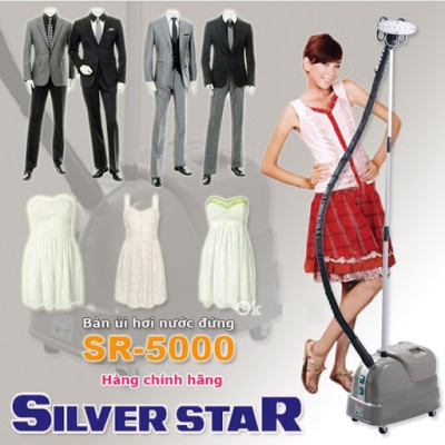 Bàn ủi hơi nước đứng công nghiệp SR-5000 Silver Star - Hàng chính hãng