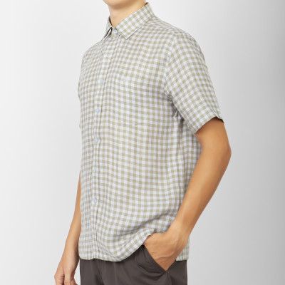 Áo sơ mi nam tay ngắn-V46-014522-BE3
