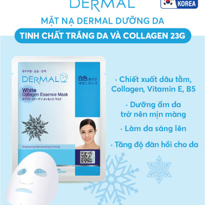 Set 2 Mặt nạ dưỡng da tinh chất trắng da Dermal