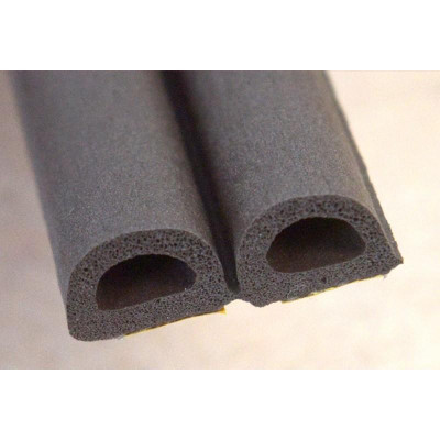 Combo 10m Ron cao su cách âm cửa gỗ, ron giảm chấn, gioăng cao su chữ D, cao su giảm trấn cách âm cửa nhựa cửa nhôm