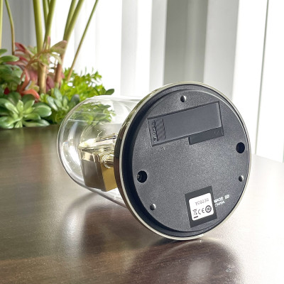 Đồng hồ để bàn Nhật Bản Rhythm 4SG888WR18 Kt 10.8 x 17.5 x 10.8cm, 380g Vỏ nhựa. Dùng Pin.