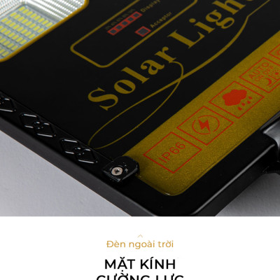 [CHÍNH HÃNG] Đèn Đường Led Năng Lượng Mặt Trời Siêu Sáng 300W Có Cảm Biến Chuyển Động - LK SOLAR LD-44300 BẢO HÀNH 2 NĂM, Sử dụng 100% năng lượng mặt trời, lắp đặt ngoài sân, đường phố, trang trại, cảm biến ánh sáng, có remote điều khiển