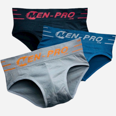 Combo 5 Quần Lót Nam Dệt Kim Menpro MP73 – Polyester 75D, Co Giãn, Thoáng Khí, Không Vết Hằn