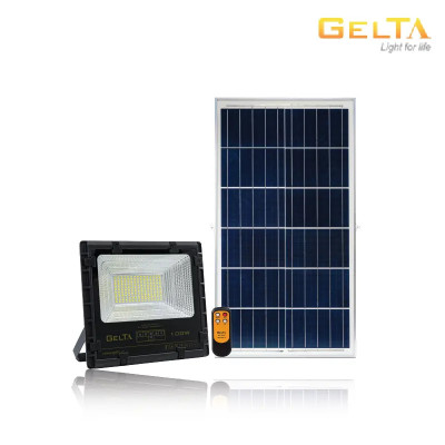 Đèn LED Pha Năng Lượng Mặt Trời Gelta – FLE100B