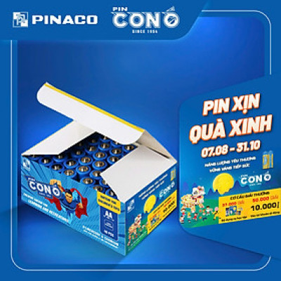 Pin Con Ó Đồ Chơi Trẻ Em PVC R6P - Size AA - Hộp 40 viên 