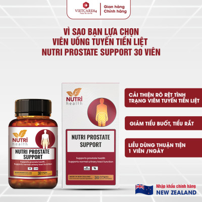 Viên Uống Tuyến Tiền Liệt NUTRI PROSTATE SUPPORT 30 Viên