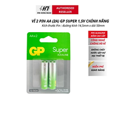 Pin AA và AAA GP super Alkaline Siêu Bền Bỉ - Hàng chính hãng
