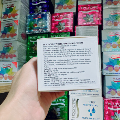 Kem HOLY CARE Ban Đêm 30g - Dưỡng Trắng Da - Cấp Ẩm - Làm Mềm Mịn Da