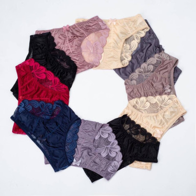 combo 5 chiếc quần lót ren lụa đính nơ phong cách tiểu thư cực xinh