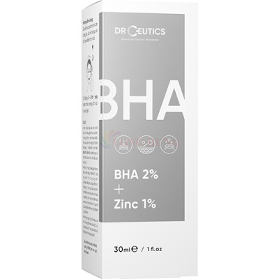 Tinh chất giảm mụn DrCeutics BHA 2% + Zinc 1% (30g) - Hàng chính hãng
