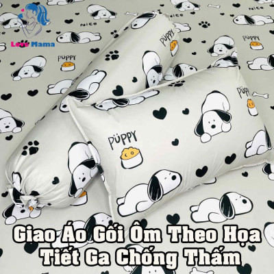 Vỏ gối ôm chống thấm, áo gối ôm có đủ kích thước yêu cầu LoveMama