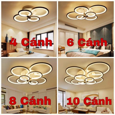 Đèn LED Mâm Ốp Trần MN007 , LED tô điểm Phòng Khách, Đèn ốp trần buồng nghỉ - 3 cơ chế Sáng DT