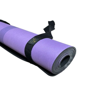Thảm tập yoga chính hãng Yvonne, Flowstate Purple (TẶNG KÈM 3 PHẦN QUÀ) dày 6mm bề mặt nhám, siêu bám, chống trơn trượt, ưa mồ hôi